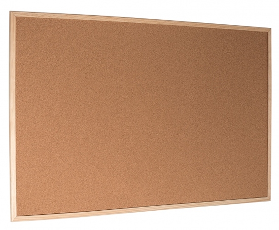 Picture of Esselte Pinboard Cork Standard wood frame 120 x 90 cm