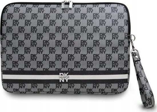 Picture of Etui DKNY DKNY Sleeve DKCS14PVSHLK 14"              czarny/black Checkered Pattern Printed Stripes