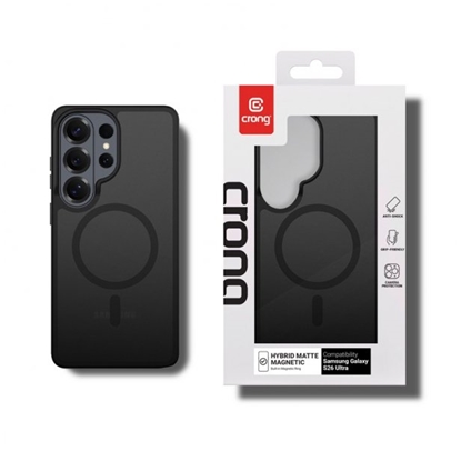 Attēls no Etui Hybrid Matte Magnetic - MagSafe Samsung Galaxy S26 Ultra Czarne