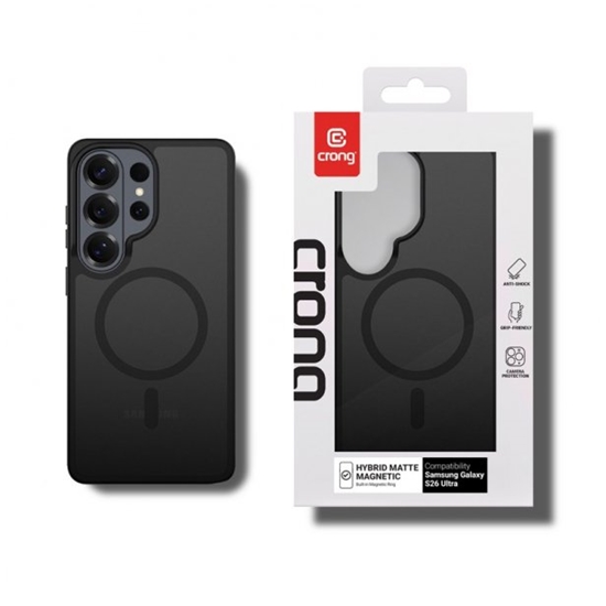 Изображение Etui Hybrid Matte Magnetic - MagSafe Samsung Galaxy S26 Ultra Czarne