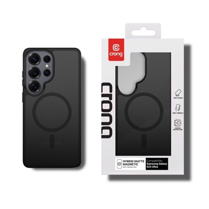 Attēls no Etui Hybrid Matte Magnetic Etui MagSafe Samsung Galaxy S25 Ultra Czarne