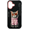 Изображение Etui Nimmy Glasses Cool Cat do iPhone 17 czarny
