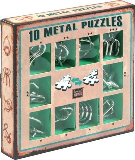 Изображение Eureka Gra amigówki Puzzle Mania Zestaw 10 szt. zielony