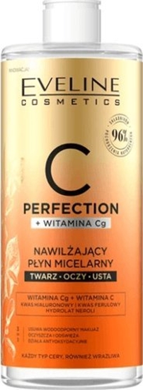 Изображение Eveline Eveline, C Perfection+ Witamina Cg Nawilajcy pyn micelarny, 500 ml - Dugi termin wanoci!