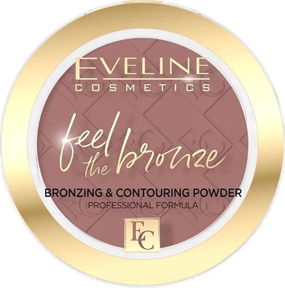 Attēls no Eveline Feel The Bronze Puder brzujcy i konturujcy 02 chocolate Cake