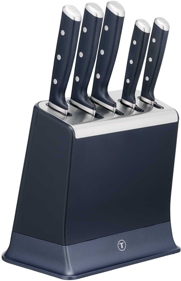 Изображение EverSharp 5-pc Knife Set and Knife Block w/ Integrated Sharpener