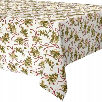 Attēls no Excellent Houseware Obrus witeczny plamoodporny na stó 180x130CM EXCELLENT HOUSEWARE 139693-W2