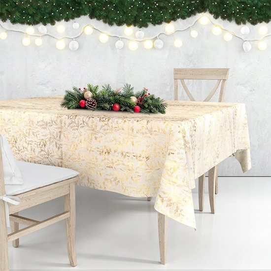 Picture of Excellent Houseware Obrus witeczny plamoodporny na stó 220x150CM EXCELLENT HOUSEWARE 139697-B