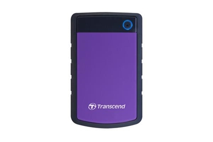 Attēls no External HDD|TRANSCEND|StoreJet|4TB|USB 3.0|Colour Purple|TS4TSJ25H3P