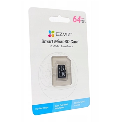 Attēls no EZVIZ Smart MicroSD 64GB Cards Class 10