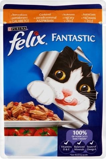 Picture of Felix Fantastic z kurczakiem i pomidorami w galaretce 100g