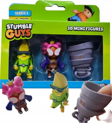 Изображение Figurka Dante Stumple Guys Opakowanie windowbox z 3 figurkami