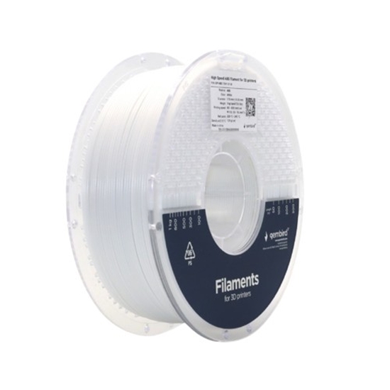 Изображение Filament ABS High Speed, 1,75 mm, 1 kg, biały