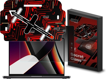Attēls no Filtr GrizzGlass Szko prywatyzujce GrizzGlass SecretGlass Easy do Apple MacBook Pro 14" M5 2025