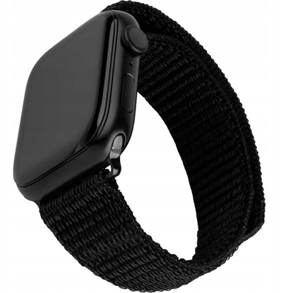 Attēls no Fixed | Sporty Strap for Apple Watch 42/44/45mm | 160-210 mm | Black | Nylon