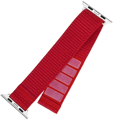 Attēls no Fixed | Sporty Strap for Apple Watch 42/44/45mm | 160-210 mm | Red | Nylon