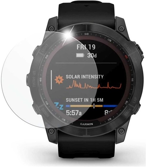 Изображение Fixed ochronne szko hartowane do smartwatcha Garmin Fenix 7X, 2 sztuki, przezroczyste