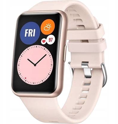Picture of Fixed Pasek silikonowy do Huawei Watch FIT, róowy