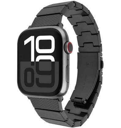 Picture of Fixed Pasek z ywicy Resin do zegarka Apple Watch 38/40/41 mm, Carbon Black