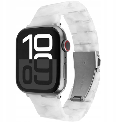 Picture of Fixed Pasek z ywicy Resin do zegarka Apple Watch 38/40/41 mm, Cloud White