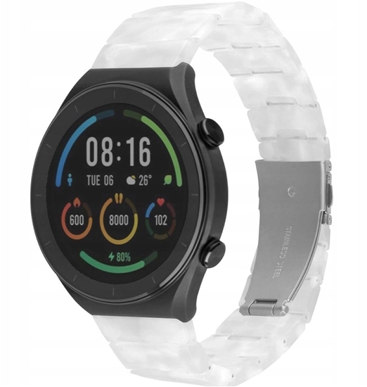 Изображение Fixed Pasek z ywicy Resin z szybkim zapiciem 20 mm do smartwatcha, Cloud White