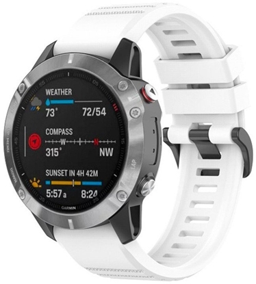 Picture of Fixed QuickFit silicone strap, 22 mm, white