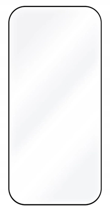 Attēls no Fixed Screen protector | Apple | iPhone Air | Tempered glass | Black | Full Cover 2.5D