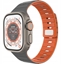 Изображение Fixed Silicone Magnetic Strap for Apple Watch 42/44/45/46/49mm, jasnoszary