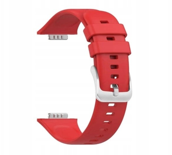 Picture of Fixed Silicone Strap do Huawei Watch FIT 3 / 4 czerwony