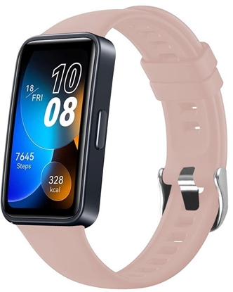 Изображение Fixed Silikonowy pasek do Huawei Band 8/9, róowy