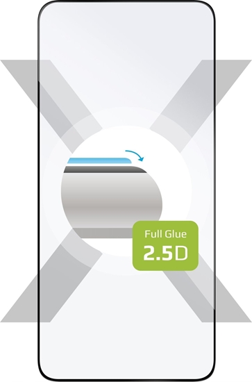 Изображение Fixed szko ochronne Full-Cover do Samsung Galaxy S22 5G/S23 z obsug czytnika w wywietlaczu, czarny