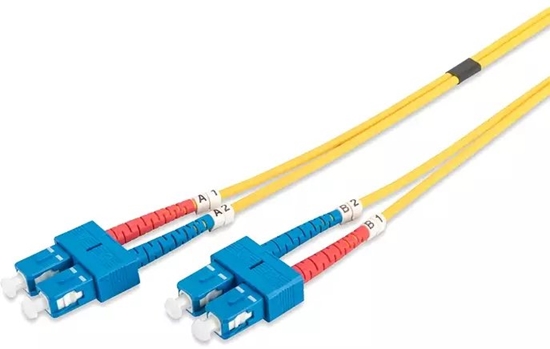 Picture of FO Cable 9/125�. OS2. LC/LC. Yellow. 1.0m