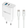 Picture of Forever TC-07 Charger PD / QC / USB-C / USB / 30W + USB-C Cable 60W