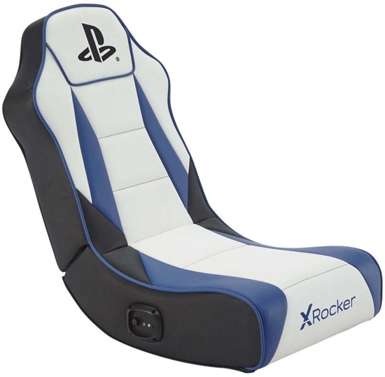 Изображение Fotel X Rocker XROCKER Gaming Bodensessel GEIST 2.0 PlayStation 2LS biay niebieski