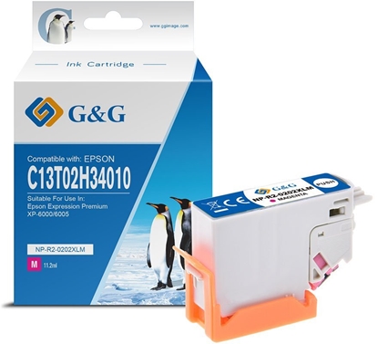 Attēls no Tusz G&G G&G kompatybilny ink / tusz z C13T02H34010, NP-E-0202XLM, magenta