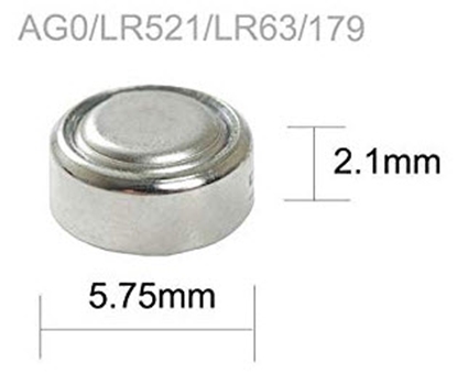 Attēls no G0 baterija Vinnic Alkaline LR521/384 bez iepakojuma 1gb.