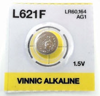 Attēls no G1 baterija Vinnic Alkaline LR621/AG1 bez iepakojuma 1gb.