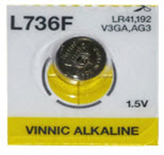 Изображение G3 baterija Vinnic Alkaline LR736/L736/192 bez iepakojuma 1gb.