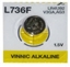 Attēls no G3 baterija Vinnic Alkaline LR736/L736/192 bez iepakojuma 1gb.