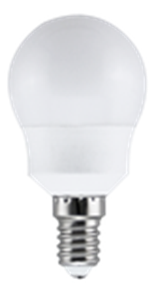 Attēls no G45 LED SPULDZE PL-G45-21182 5W 400lm 360° E14 2700K 220-240V