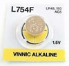 Picture of G5 baterija Vinnic Alkaline LR754/LR48/AG5 bez iepakojuma 1gb.
