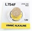 Изображение G5 baterija Vinnic Alkaline LR754/LR48/AG5 bez iepakojuma 1gb.