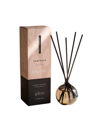 Picture of Gaisa atsvaidzinātājs ODORO MOOD "Sandalwood", ar kociņiem, 90 ml
