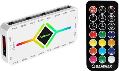 Picture of Gamemax | V4.0 ARGB PWM HUB WT | Hub for Gaming Chassis