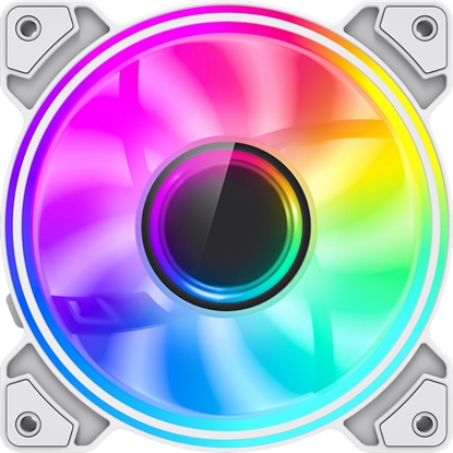 Picture of Gamemax Case Fan | DUAL RING INFINITY WH | White