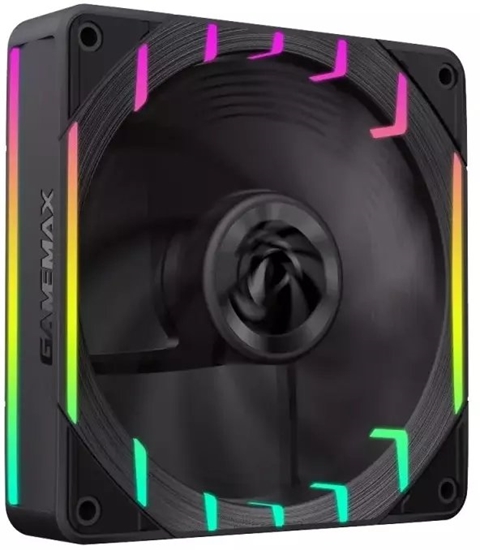Picture of Gamemax Case Fan | TORNADO T12 ARGB-R | Black