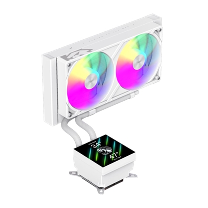 Изображение Gamemax CPU Liquid Cooler | GLACIER 240 LCD WH | White