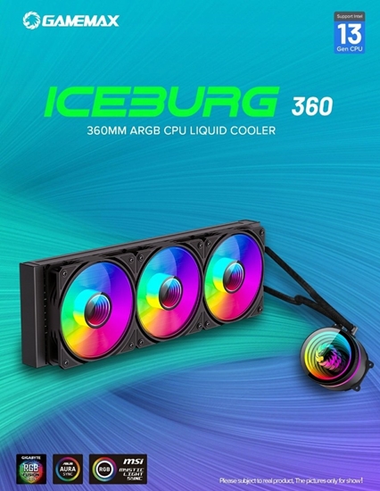 Изображение Gamemax CPU Liquid Cooler | ICEBURG 360 INFINITY BK | Black