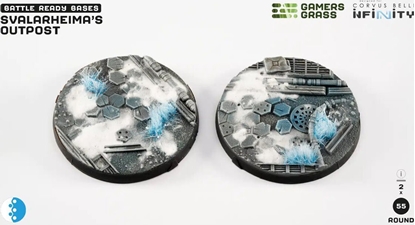 Picture of Gamers Grass Gamers Grass: Infinity - Svalarheimas Outpost - Round 55mm (2x)