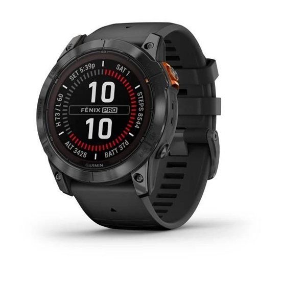 Picture of Garmin Fenix 7X Pro Solar (26mm) slate grey / black